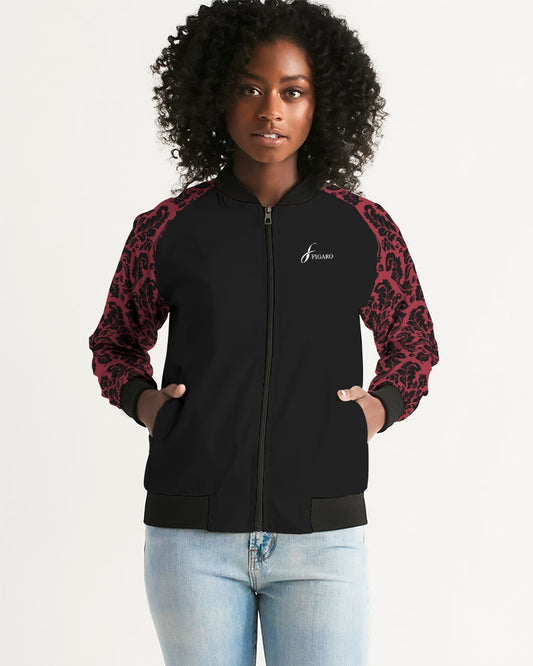 FIGARO Women Lux Chili Red Women's Bomber Jacket